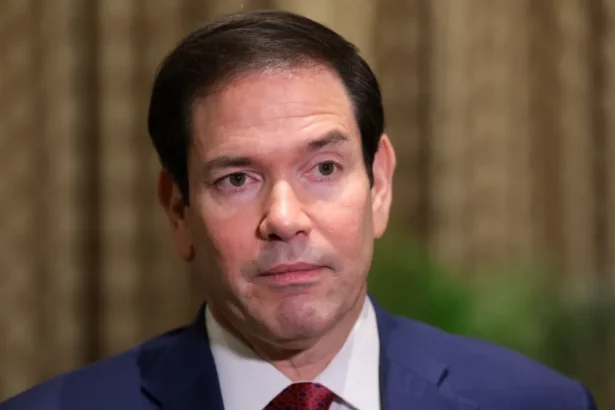 Reuters US Secretary of State Marco Rubio looks on as he speaks with members of the media at the Taj Mahal Palace hotel in Mumbai, India, October 21, 2026.