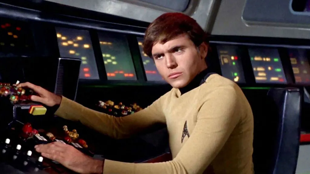 Getty Images Walter Koenig as Pavel Chekov on board the USS Enterprise during an episode of Star Trek from 1968