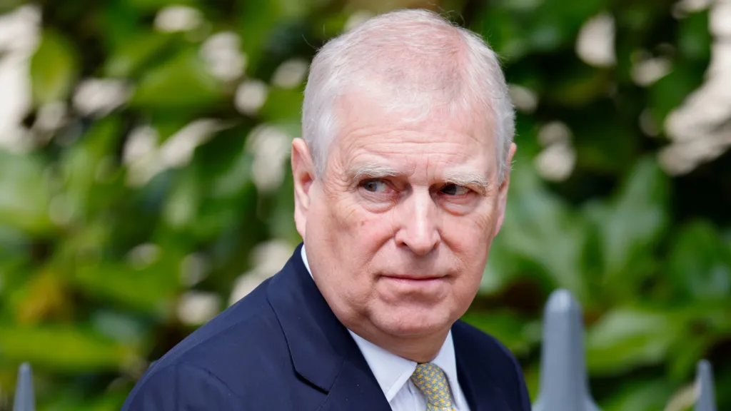 Getty Images Andrew Mountbatten-Windsor pictured in 2025