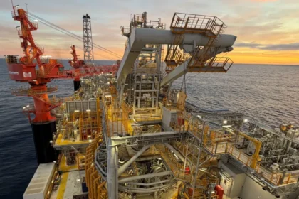 BBC The Petrojarl Rosebank, a floating production, storage and offloading vessel (FPSO) moored above the Rosebank oil field in the North Atlantic