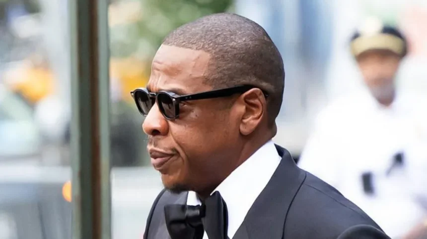 Getty Images Jay-Z is seen at the premier of "Jay-Z" in 8 on September 13, 2026 in New York City