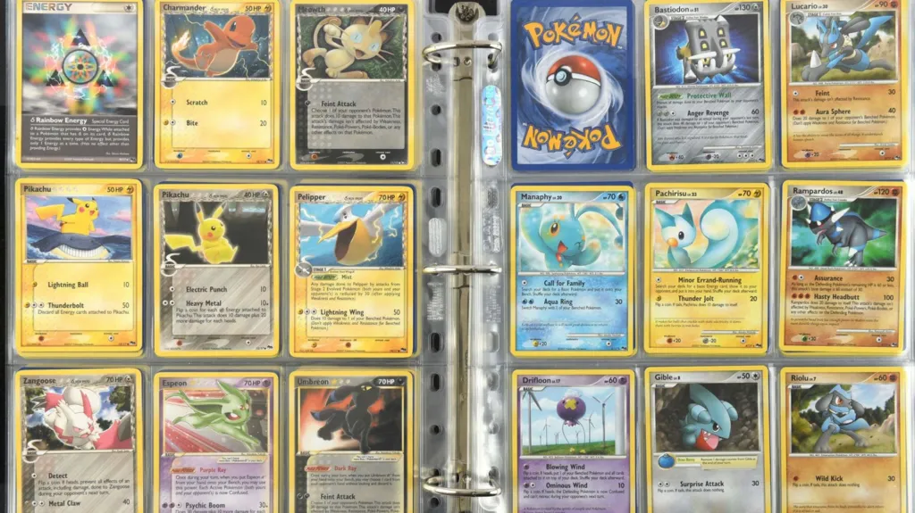 f05841f0-cdfa-11f1-97f7-a7674fb562de-jpg Ewbank's A collection of Pokemon cards.